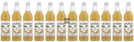 Zestaw Syrop Monin Cloudy Lemonade Baza Koncentrat Lemoniady 1L PET X